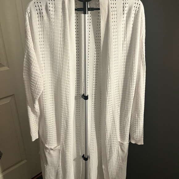 Lane Bryant Sweaters - Lane Bryant White Knit Sweater